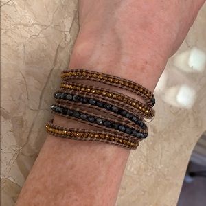 [Lizou] NWOT beaded wrap